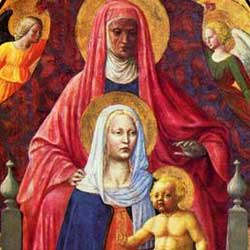 Masaccio e Masolino: Madonna col Bambino e Sant'Anna