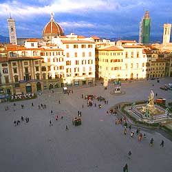 피렌체 중심에 위치하는 시뇨리아 광장